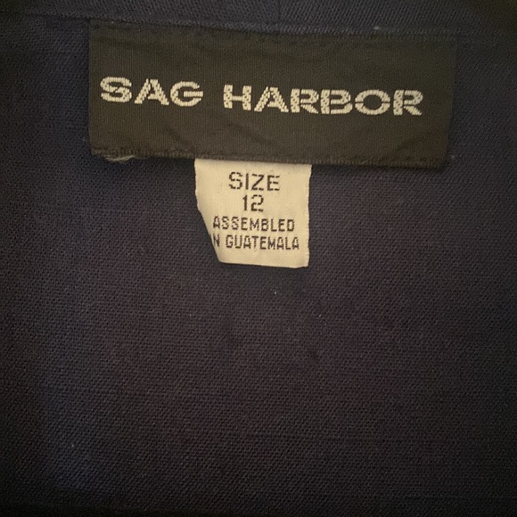 Vintage Sag Harbor Navy Blazer Size 12 - Picture 2 of 8